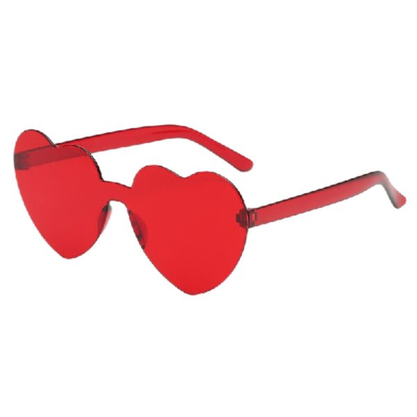 Lunettes De Soleil Vintage En Forme De Cœur - Lot De 7 Paires - Pour Mariage, Fête, Déco - Monture Légère